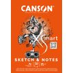 3148950077714-Canson Xsmart - Bloc dessin sketch et notes - 100 pages - A4 - 90 gr--0