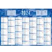 3592930022148-Bouchut 230 - Calendrier bancaire 7 mois par face - 38,5 x 54 cm - bleu--0