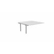 3617350003451-Bureau Bench ARIAL - Plan suivant - L140 x P165 cm - plateau blanc - pieds gris aluminium--0