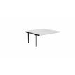 3617350003444-Bureau Bench ARIAL - Plan suivant - L140 x P165 cm - plateau blanc - pieds noirs--0