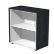 7331920003752-Armoire basse Flora - L82,8xP43xH81,4 cm - 1 étagère - frêne noir--0