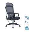 3700339993284-Fauteuil de bureau Richard - accoudoirs fixes - noir--0