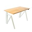 3760350283207-Bureau électrique THEODORE - L180x80cm - Pieds blanc - plateau chêne de fil--0