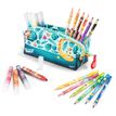 3154149847327-Maped Jungle Fever - Trousse en tissu comprenant 12 feutres JUMBO + 12 crayons de couleur JUMBO--1