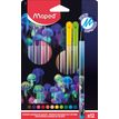 3154148444039-Maped Deepsea Paradise - 12 Feutres Premium - pointe 2,5mm - pochette carton--0