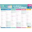 3664447174549-Calendrier de mon académie - Zone B - 6 mois par face - 32 x 42 cm - Oberthur--0