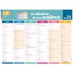 3664447175362-Calendrier de mon académie - Zone C - 6 mois par face - 32 x 42 cm - Oberthur--1