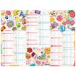 3664447165233-Calendrier Kawaï - 6 mois par face - 40,5 x 55 cm - Oberthur--1