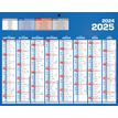 3592930023855-Calendrier bancaire 8 mois par face - 21 x 26,5 cm - bleu - Bouchut--0