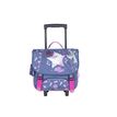 3661507524986-Cartable à roulettes Bella Sara Cosmic 38 cm - 2 compartiments - gris - Kid'Abord--2