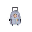 3661507522890-Sac à dos à roulettes Harry Potter Quidditch - 2 compartiments - gris - Kid'Abord--0