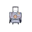 3661507524894-Cartable à roulettes Harry Potter Quidditch - 2 compartiments - gris - Kid'Abord--0