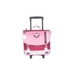 3661507524900-Cartable à roulettes Harry Potter Hedwig - 2 compartiments - rose - Kid'Abord--0
