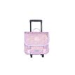 3661507024288-Cartable à roulettes KIP Prairie Fleurs - 2 compartiments - rose parme - Kid'Abord--0