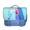 3666311022772-Cartable La Reine des neiges - 38 cm - 2 compartiments - vert - Bagtrotter--0