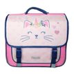 3666311019185-Cartable Phileas - 38 cm - 2 compartiments - moustache - Bagtrotter--0