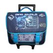 3666311022048-Cartable à roulettes Jurassic World - 2 compartiments - bleu - Bagtrotter--0