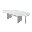 7331920003653-Table de réunion Trend - ovale - L220 cm - blanc--0