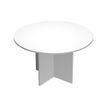 7331910012634-Table de réunion Trend - ronde - diam 120 - blanc--0