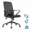 3760185024549-Fauteuil de bureau SEAGULL - accoudoirs fixes - noir--0