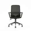 3760185024549-Fauteuil de bureau SEAGULL - accoudoirs fixes - noir--1