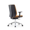 3760185024525-Fauteuil de bureau SHERMAN Gold - accoudoirs réglables - Appui-tête en option - marron--4