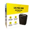 3584770316549-Les Prix Mini - destructeur de documents coupe droite - 6 feuilles - corbeille 10L--0