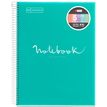 8422593485705-Notebook Emotions, couverture souple, A4 lignes horizontales 7 mm, 120 feuilles de 5 couleurs, Miquelri--0