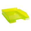 9002493019799-Exacompta COMBO Glossy - Corbeille à courrier vert anis translucide-Angle gauche-1