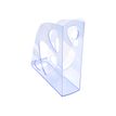 9002493019942-Exacompta Ecomag Linicolor - Porte-revues bleu glacé translucide-Angle gauche-1