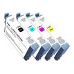 3584770723668-Cartouche compatible Epson 18XL Pâquerette - pack de 4 - noir, jaune, cyan, magenta - Upri-Angle gauche-0