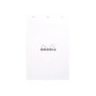 3037920192017-Rhodia - Bloc notes N°19 - A4+ - 160 pages - petits carreaux - 80g - blanc-Avant-0