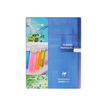 3037929804201-Clairefontaine Koverbook - Cahier polypro de travaux pratiques (TP) - 24 x 32 cm - 64 pages - grands carreaux (Seyes)/uni - disponibles dans-Avant-0