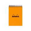 3037920135007-Rhodia - Bloc notes à spirale - 10 x 15 cm - 160 pages - petits carreaux-Avant-0