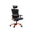 4710483770425-Fauteuil gamer ARGO - accoudoirs réglables - appui-tête intégré - noir/orange-Angle gauche-2