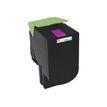 3112539774837-Cartouche laser compatible Lexmark 712 - magenta - Owa K18122OW-Angle gauche-0