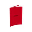 3020120216935-Conquérant Classique - Cahier polypro 24 x 32 cm - 96 pages - grands carreaux (Seyes) - rouge-Avant-0