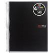 8422593471388-THE ORIGINAL NOTEBOOK, couverture souple, A4, quadrillage 5x5 mm, 140 feuilles de 4 couleurs, Miquelriu--0