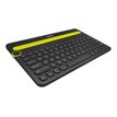 5099206052727-Logitech Multi-Device K480 - clavier sans fil Azerty - jusqu'à 3 appareils connectés - bl-Angle gauche-1