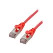 3700224717292-MCL Samar - câble réseau RJ45 CAT 6 F/UTP - 3 m - rouge-Angle droit-0