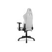 4710483775536-Fauteuil gamer ARMOR Elite - accoudoirs réglables - appui-tête intégré - blanc/gris-Arrière-2