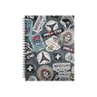 8445118003147-PRO-DG Stickers - Cahier A4 - petits carreaux - Karactermania-Avant-0