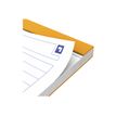 3020121062869-Oxford - Bloc notes - A4 + - 160 pages - ligné - 80G - perforé - orange-Gros plan-2