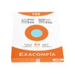 3130630132769-Exacompta - Pack de 100 Fiches Bristol - A4 - petits carreaux - couleurs assorties-Avant-1