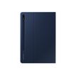 8806092317925-Samsung EF-BT630 - porte folio pour Galaxy Tab S7, Tab S8 - marine-Arrière-5