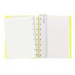 5015142269395-Filofax Saffiano - Carnet de notes à spirale A5 - gris/jaune fluo-Avant-0