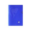 3329683221616-Clairefontaine Mimesys - Cahier polypro A4 (21x29,7 cm) - 96 pages - grands carreaux (Seyes) - ble-Avant-0