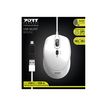 3567049007126-PORT DESIGNS - Souris filaire - silencieuse - blanc-Avant-3