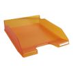 9002493018112-Exacompta COMBO - Corbeille à courrier orange translucide-Angle gauche-1