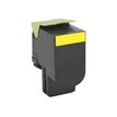 0400794223997-Lexmark 802H - jaune - cartouche laser d'origine-Angle gauche-0